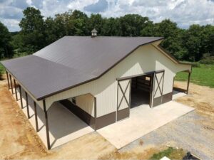 post-frame building