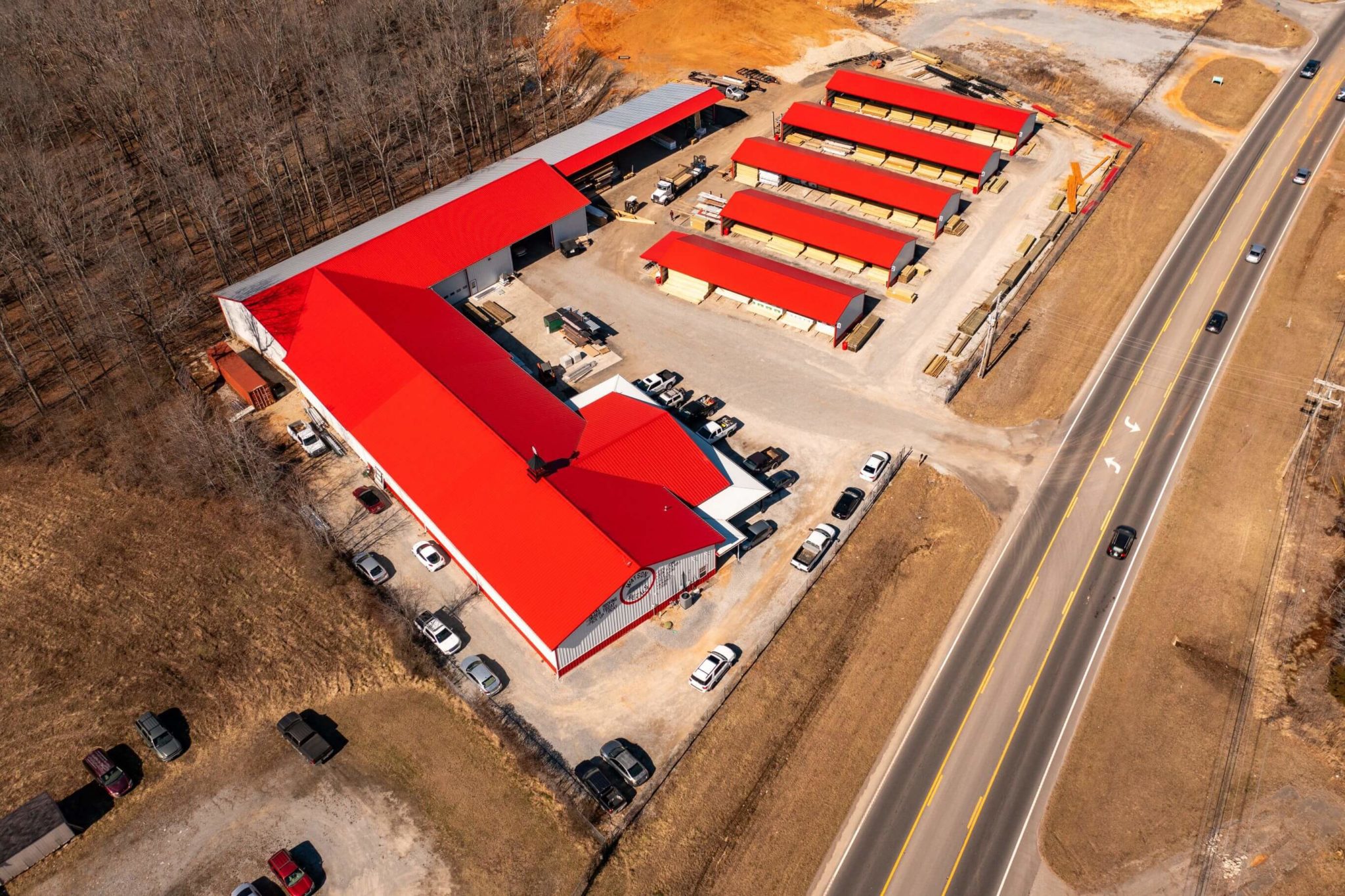 Aerial view of Watson Metals location