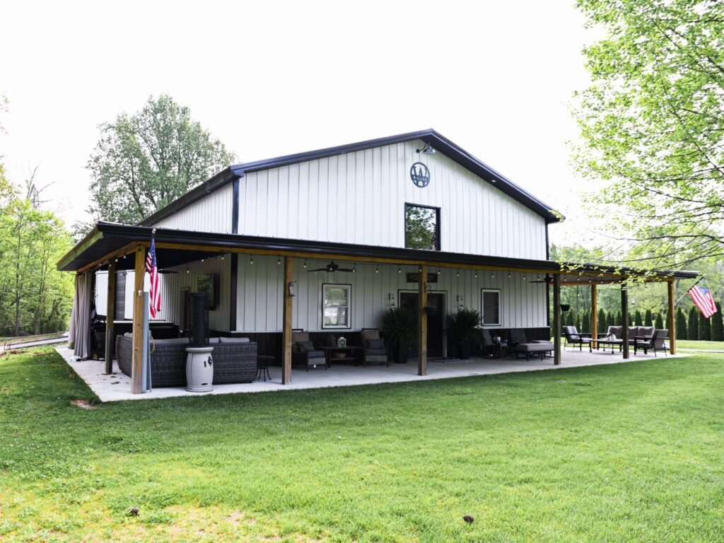 A home in Tennessee with metal siding